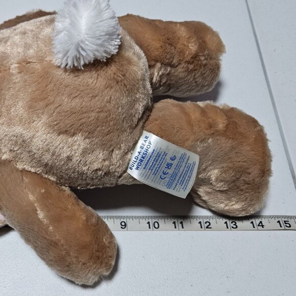 Build a Bear Rabbit 14 inch Plush Easter Bunny Brown Stuffed Animal Toy BAB - Picture 7 of 7